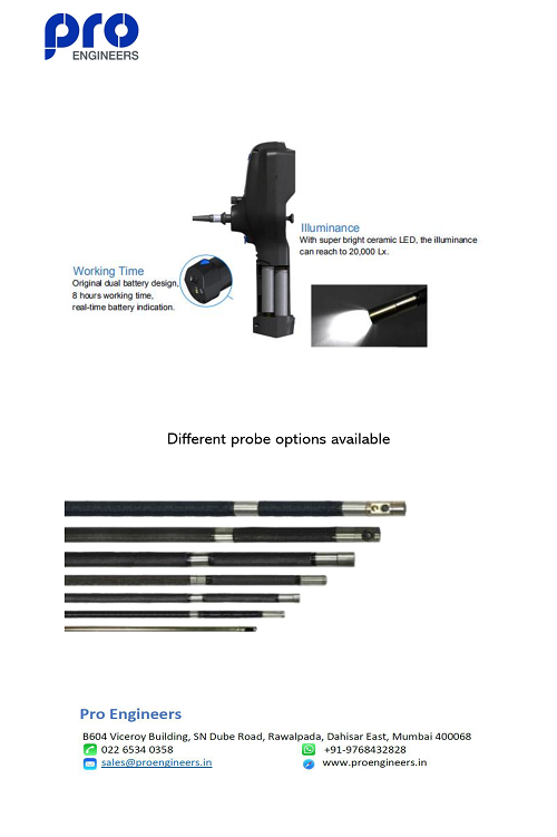 Borescope 4 Way Articulation Borescope