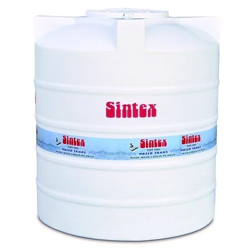 Sintex Plastic Water Tanks - Color: White