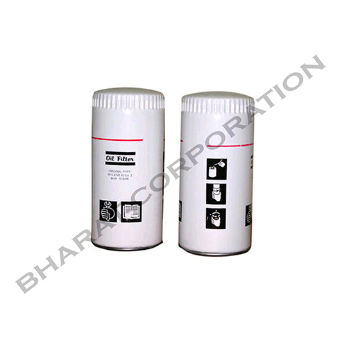 Atlas Oil Filter - Standard Size Round Shape | High-Quality Industrial Use, Warranty Included