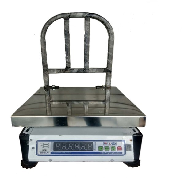 Ss Chequered Mobile Platform Scale 300/500 Kg