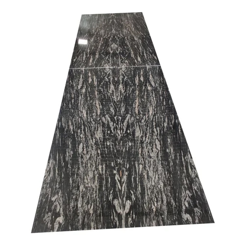 18mm Black Granite Slab - Polished Finish, Customizable Size, Deep Black Color, Durable Industrial Application