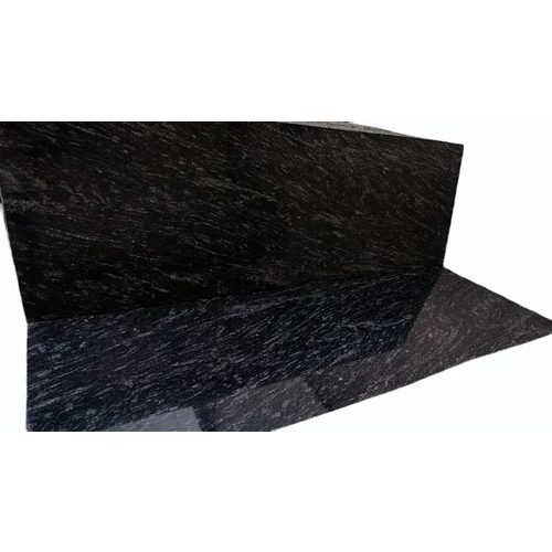 16mm Black Galaxy Polished Granite Slab - Granite Material, Customized Size, Deep Black Color, Polished Finish, 16mm Thickness, Industrial Application