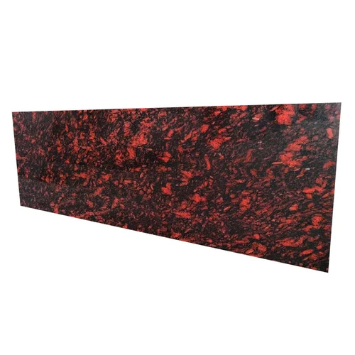 16mm Red Polished Granite Slab - Custom Size , Durable Granite Material with Elegant Polished Surface Finish for Industrial Applications