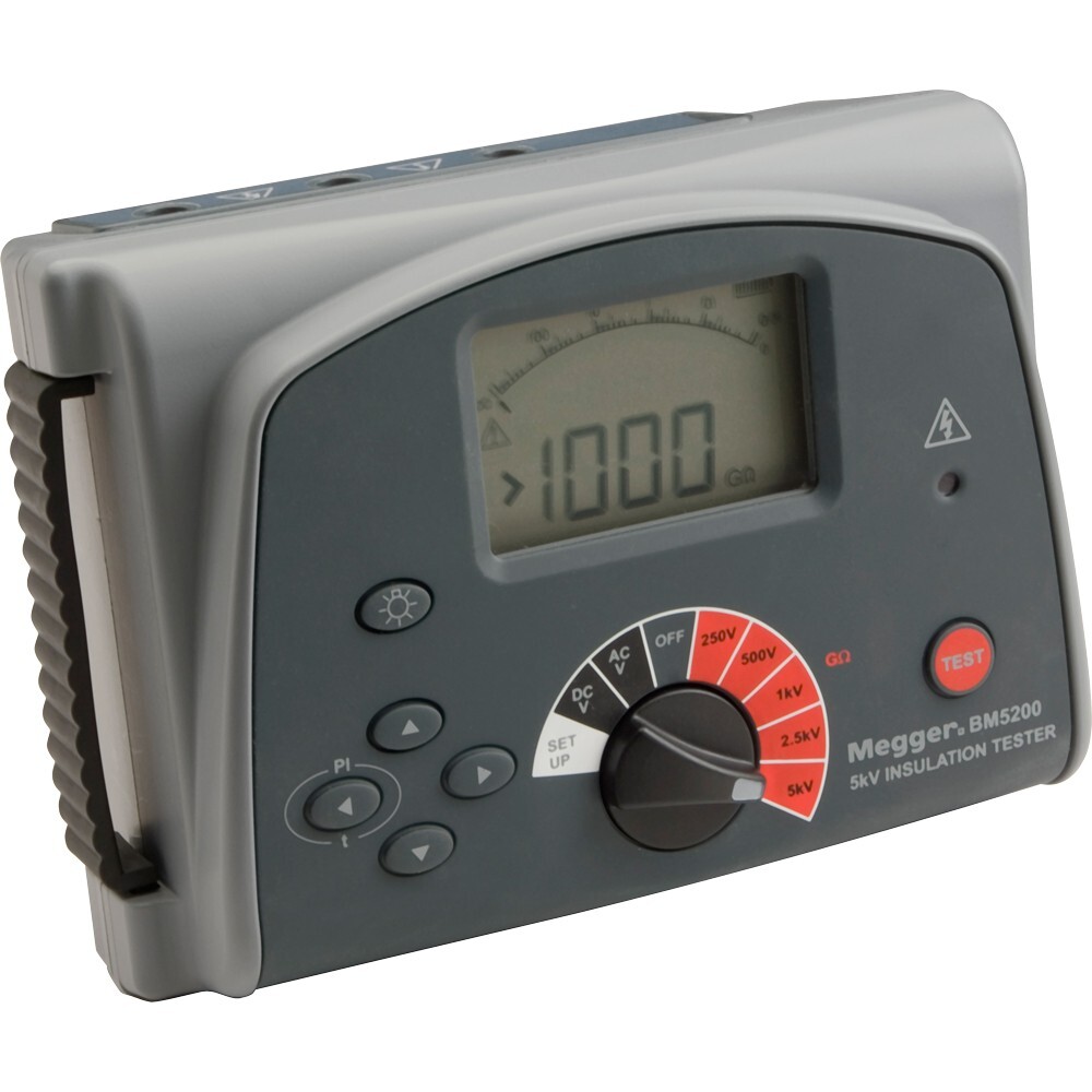 Black Bm5500-5kv Insulation Tester