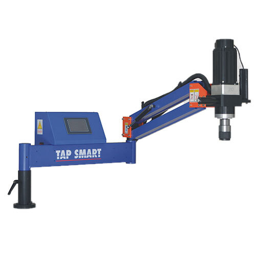 Electric Tapping Machine - Metal, 900x600 mm Table Size, Blue Color | CNC Controlled, 200 RPM Spindle Speed, Automatic Operation, 1200W Power, No Skilled Labor Required, Hole Counting Feature, Zero Tap Breakage