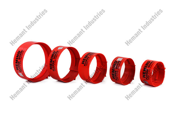 Pp Flange Guards - Color: Red