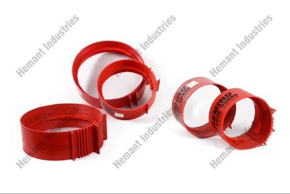Pp Flange Guards - Color: Red