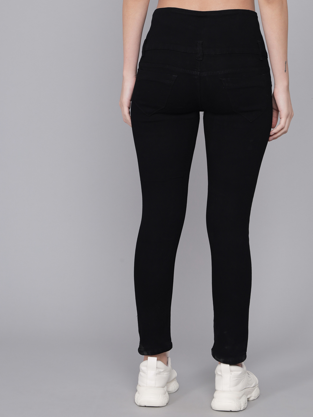 M Moddy 463black Slim Fit Women Black Jeans