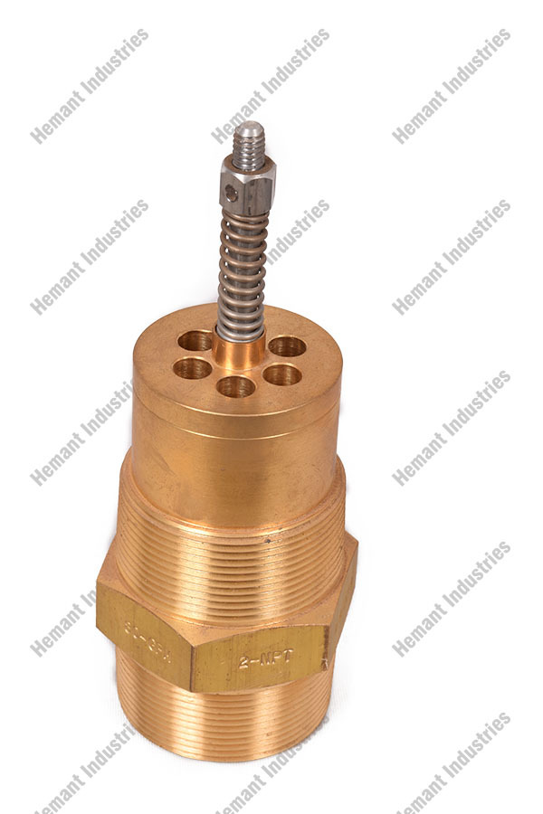 Excess Flow Valves - Brass/ss Material Custom Port Size 1.5" And 2" Npt Galvanized Surface For Gas Applications