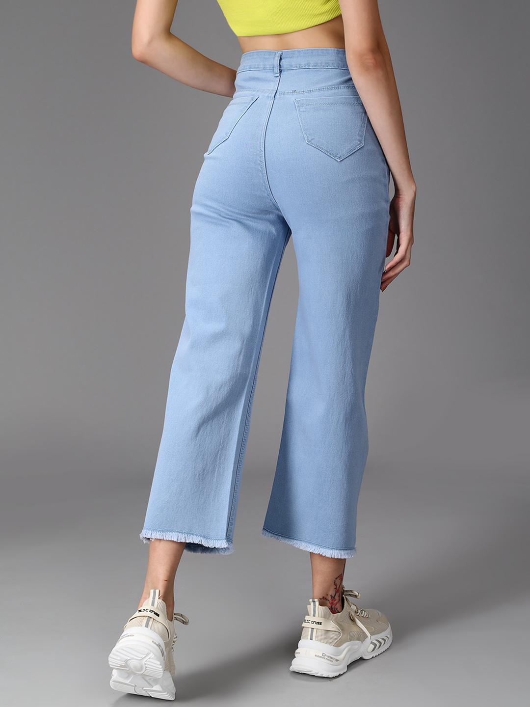 M Moddy 516ice Single Button Straight Fit Women Jeans - Age Group: >16 Years
