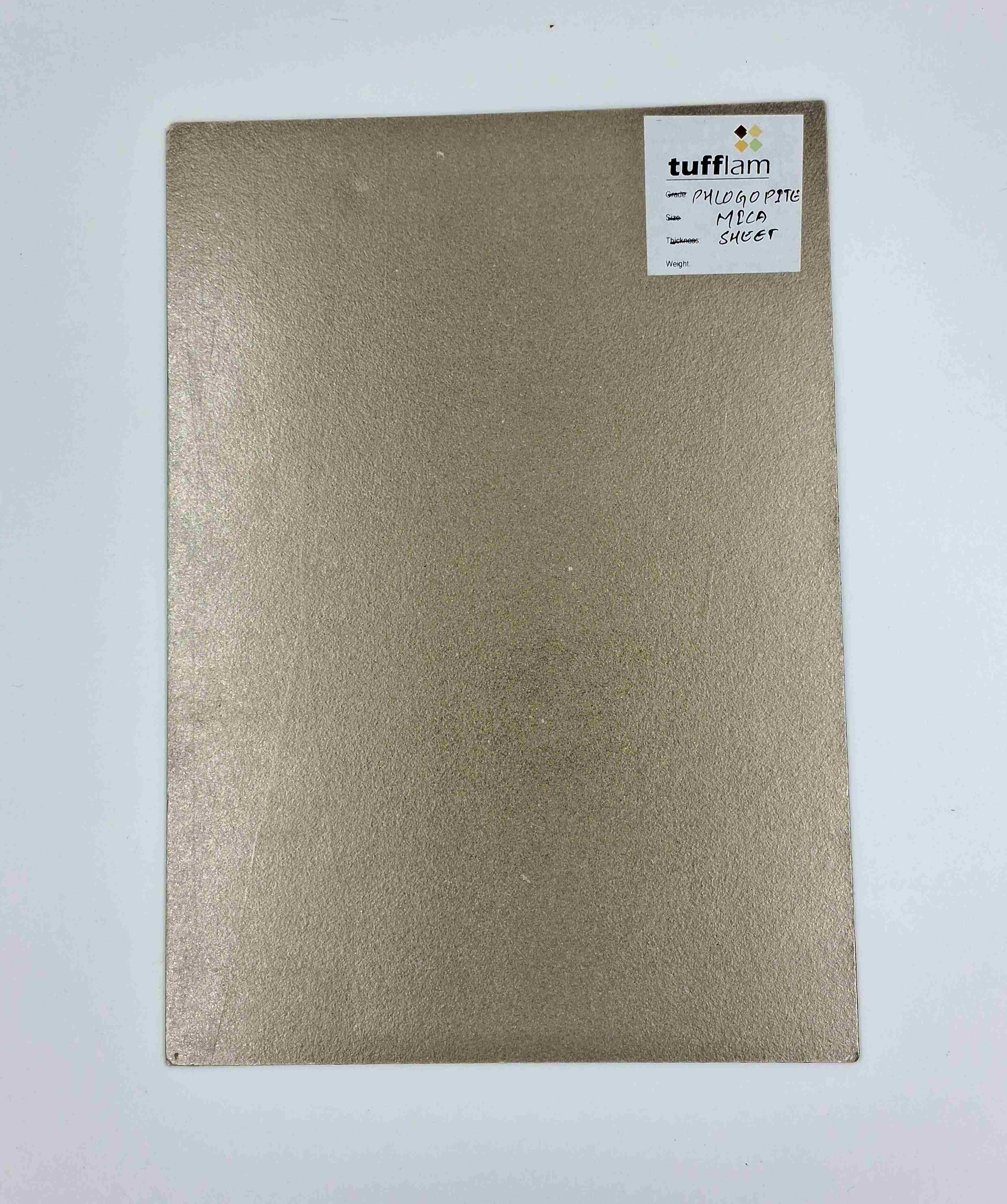 Customizable Phlogopite Mica Sheet For High Voltage Insulation