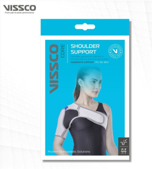 Shoulder Support - 45x1.1x27 Cm | Adjustable Strap For Maximum Comfort, Loop Elastic Technology For Perfect Fit, Prevents Shoulder Dislocation