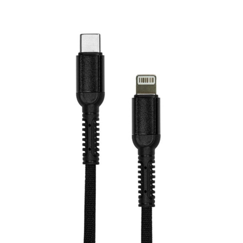 3.4A High Speed Type C To Ios Data Cable - Color: Black