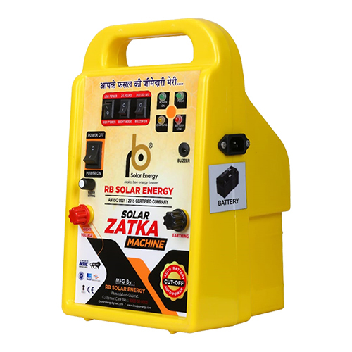 Regular Solar Zatka Machine - Application: Industrial