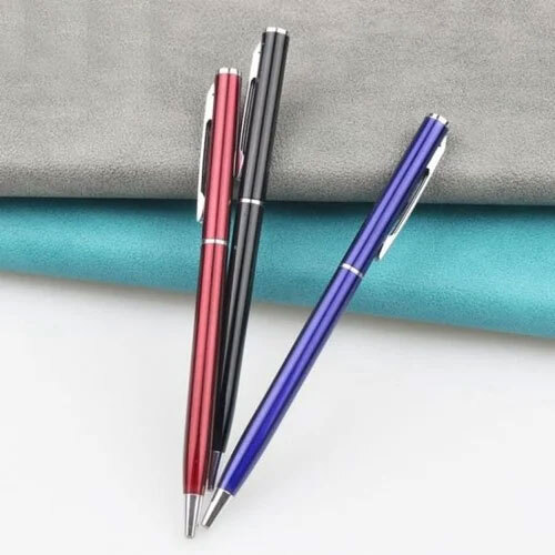 Promotional Metal Ball Pen - Metal Material, Round Shape, Multicolour | Ideal For Writing, Election Events, And Brand Promotions