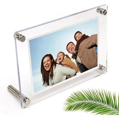 Promotional Plastic Photo Frame Acrylic Frame - 10x14 Inch | Durable Acrylic Material, Ideal For Promotional Use