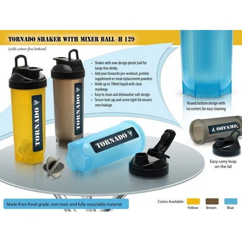 Multicolour Promotional Gift Gym Shaker Bottles With Branding