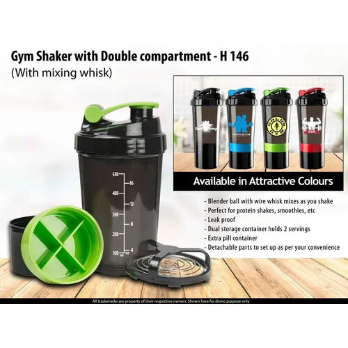 Multicolour Promotional Gift Gym Shaker Bottles With Branding