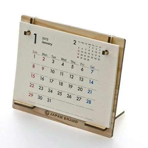 Table Top Calendar Clock Wooden Table Tops Calendar With Clocks Multi Year Calendars Wooden Gift ...
