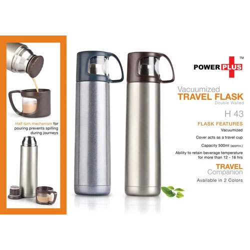 Promotional Flask Bottle And Hot Cold Bottles Cola Bottle - Multicolour, Round Shape | Ideal For Drinking Water, Versatile For Hot And Cold Beverages