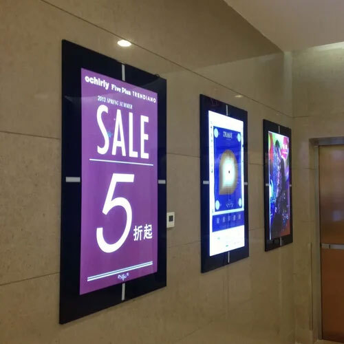Rectangle Aluminum Clip On Frame Light Box Promotional Led Clip On Board Application: Industrial