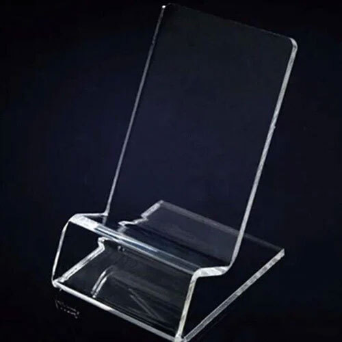 Detachable Mobile Stand - Acrylic, 5 Inch Rectangle Size | Ideal For Industrial Applications