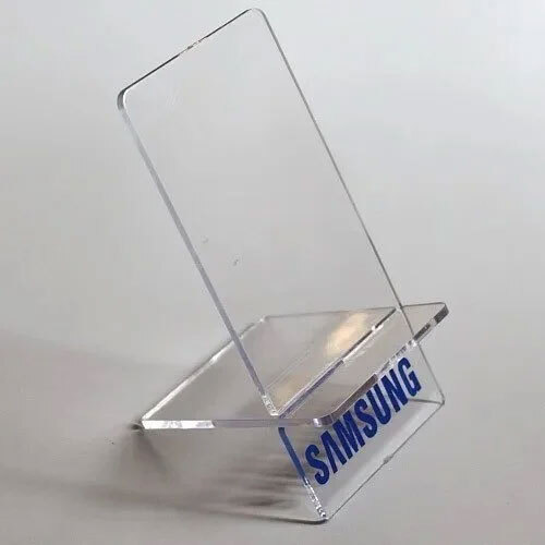 Detachable Mobile Stand - Acrylic, 5 Inch Rectangle Size | Ideal For Industrial Applications