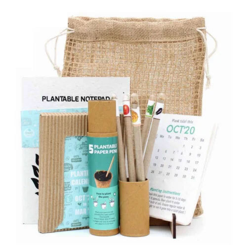 Plantable Kit - Round Multicolour Paper | Includes Plantable Seed Pen And Pencils