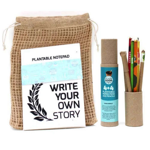 Plantable Kit - Round Multicolour Paper | Includes Plantable Seed Pen And Pencils