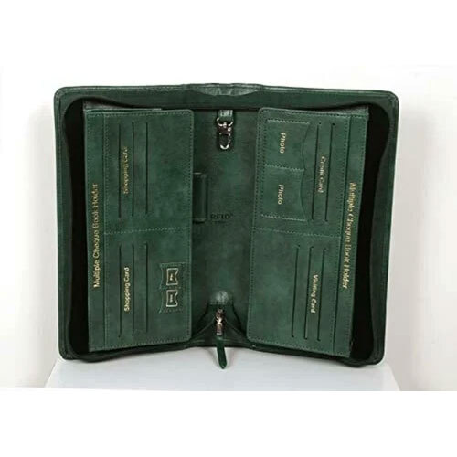 Brown Promotional Cheque Book Holder Customized Cheque Book Holder