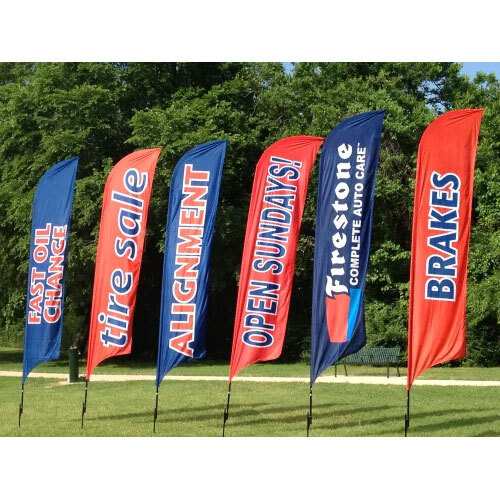 Fabric Promotional Feather Flags Customized Flags Events Flags Outdoor Flags