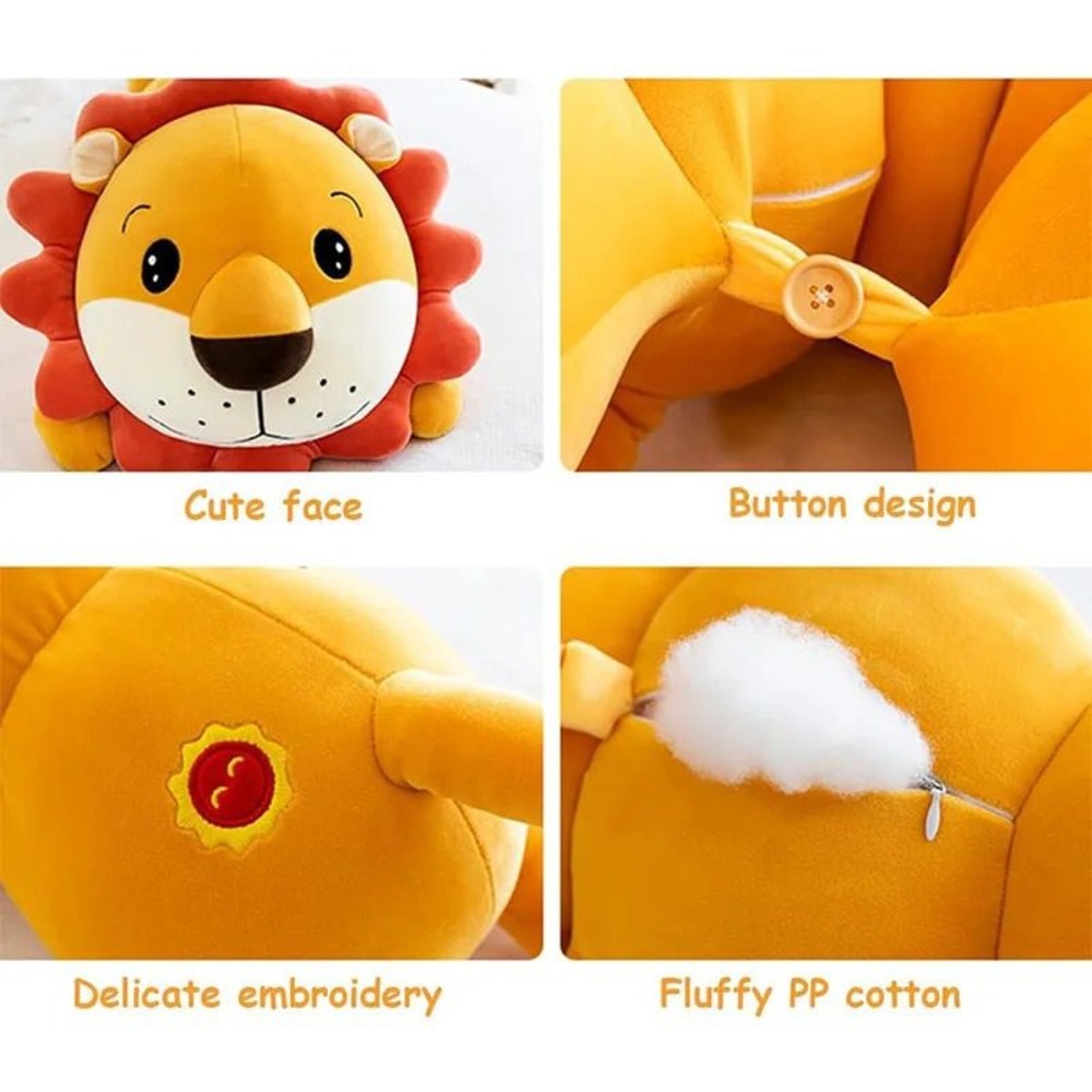 Caterpillar Soft Toy - Premium Super Soft Fabric, 120cm Size | Flexible Design In Husky Dog, Lion, And Rabbit Shapes