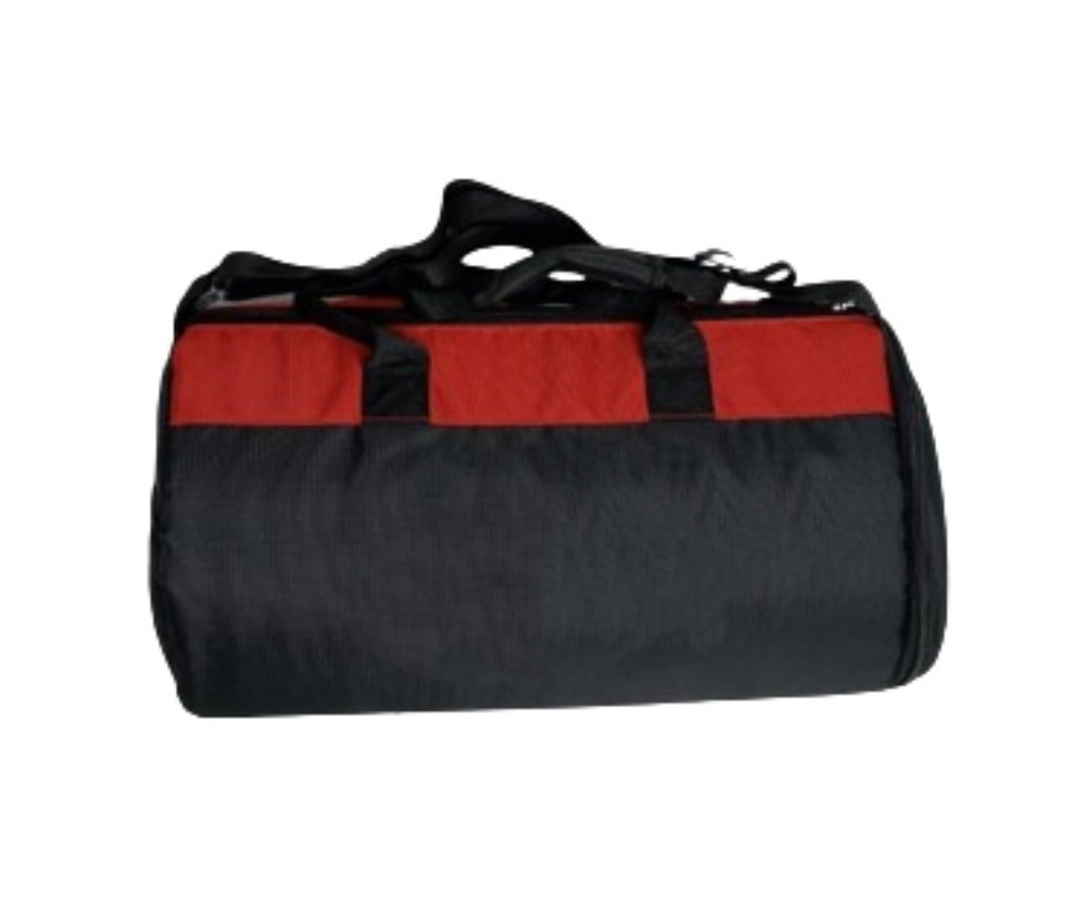 Mans Gym Bag - Satin, 10l Capacity, Red And Black | Adjustable Shoulder Strap, Comfortable Pad, Detachable Strap, Handheld Option