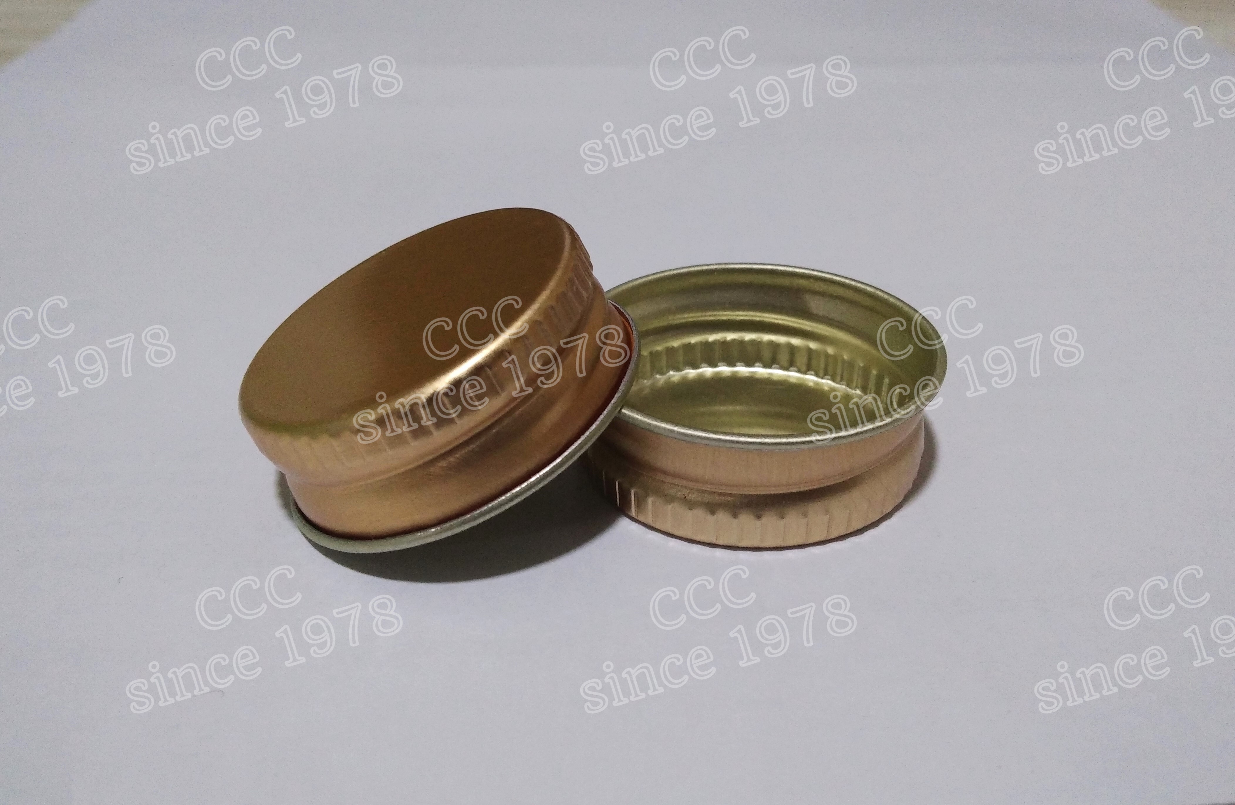 Ro/screw Cap - 29mm Gold/silver | Tinplate Material Premium Quality Screw Cap