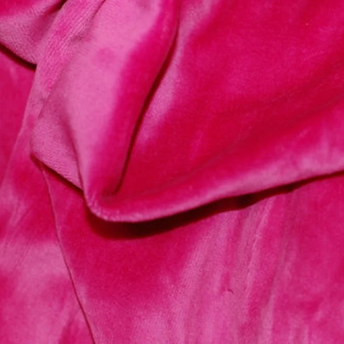 Pink Vellour Shearing Knitted Fabrics