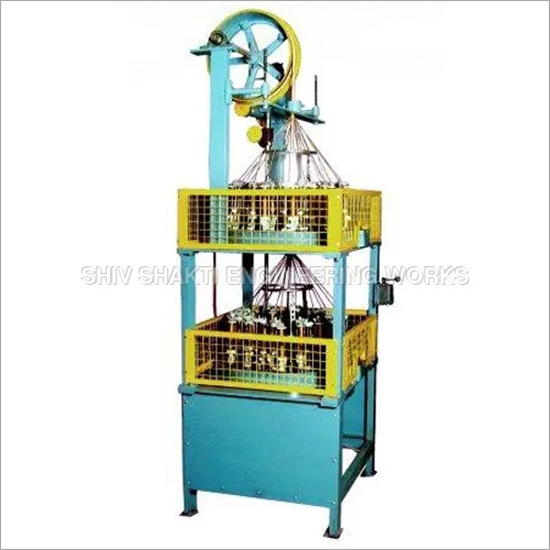 ऑटोमैटिक पावर कट वर्टिकल डबल डेक टेक्सटाइल ब्रेडिंग मशीन