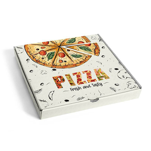 Printed Pizza Box - Finishing: Glossy Lamination