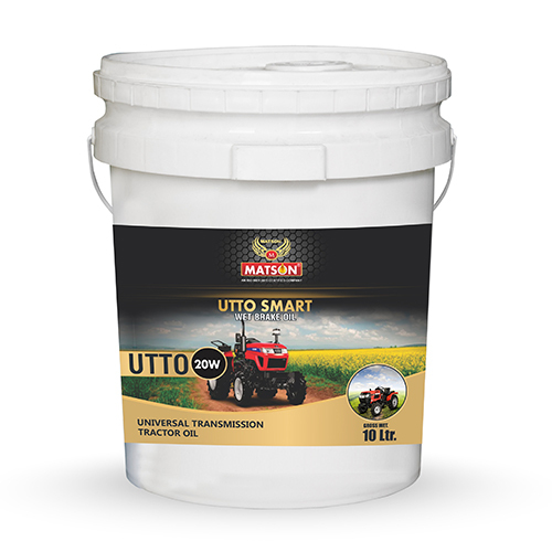 UTTO Wet Brake Oil - Industrial Oil for Wet Brake Systems, Normal Smell, Pack Type: Bucket | Reliable Lubrication & Heat Dissipation for Efficient Operation
