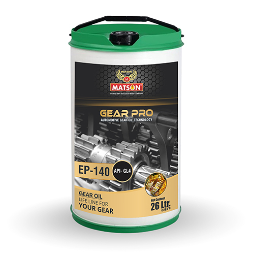 Gear Oil - 26 Ltr Ep-140 Viscosity Grade | Normal Smell, Industrial Use For Gear Applications, Bucket Packaging, Excellent Lubrication