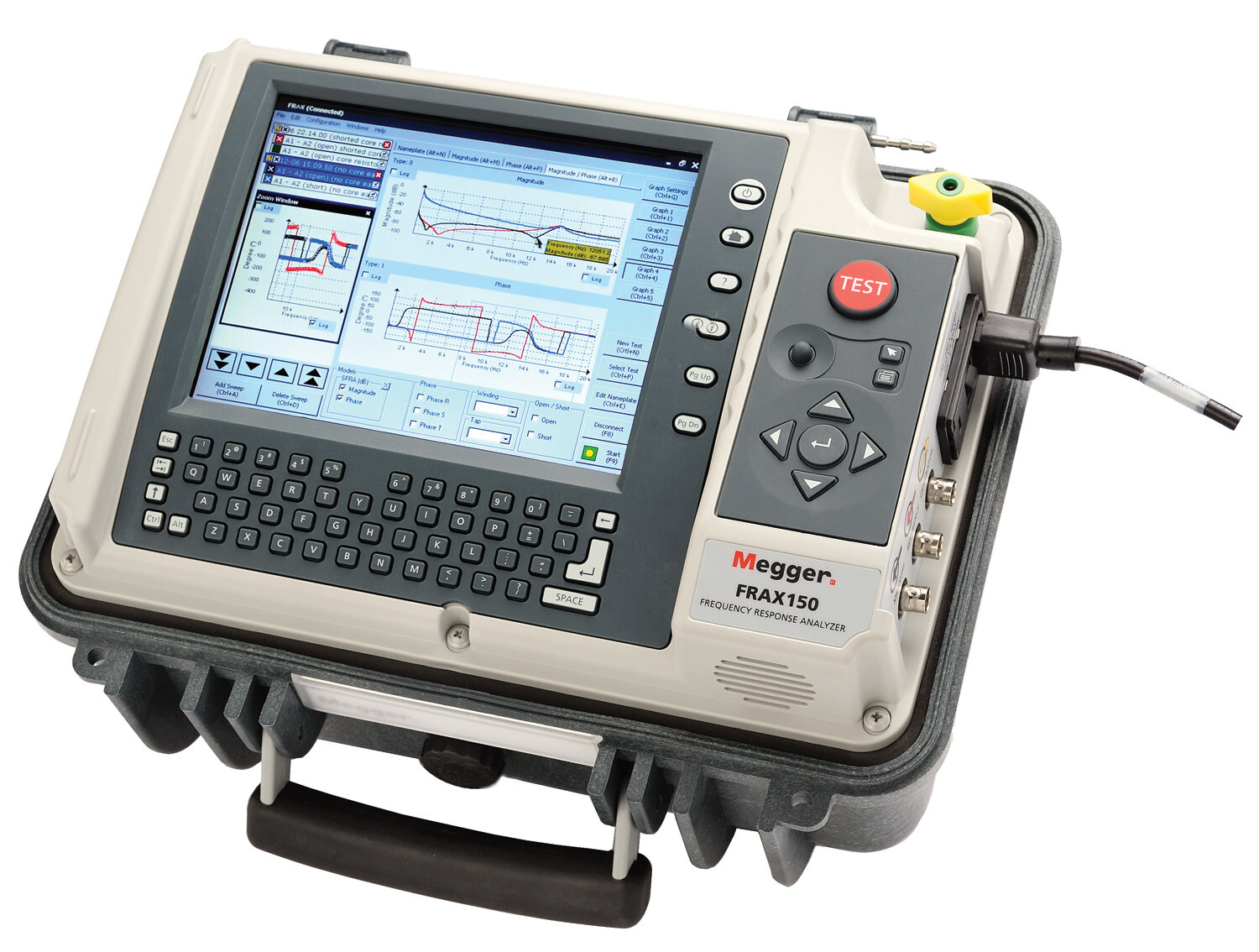 Black Sfra Sweep Frequency Response Analyzer