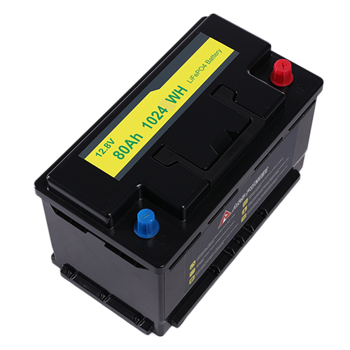 Lifepo4 Battery - 12.8v 80ah 1024wh Sealed Dry Charged, Durable Cover Included