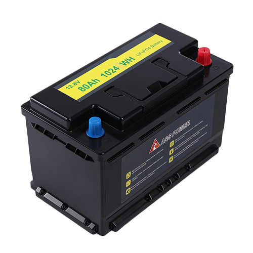 Lifepo4 Battery - 12.8v 80ah 1024wh Sealed Dry Charged, Durable Cover Included