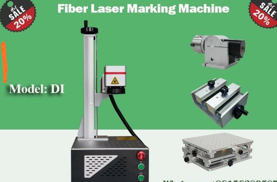 50 Watt Metal Laser Engraving Machine - Color: Grey/white