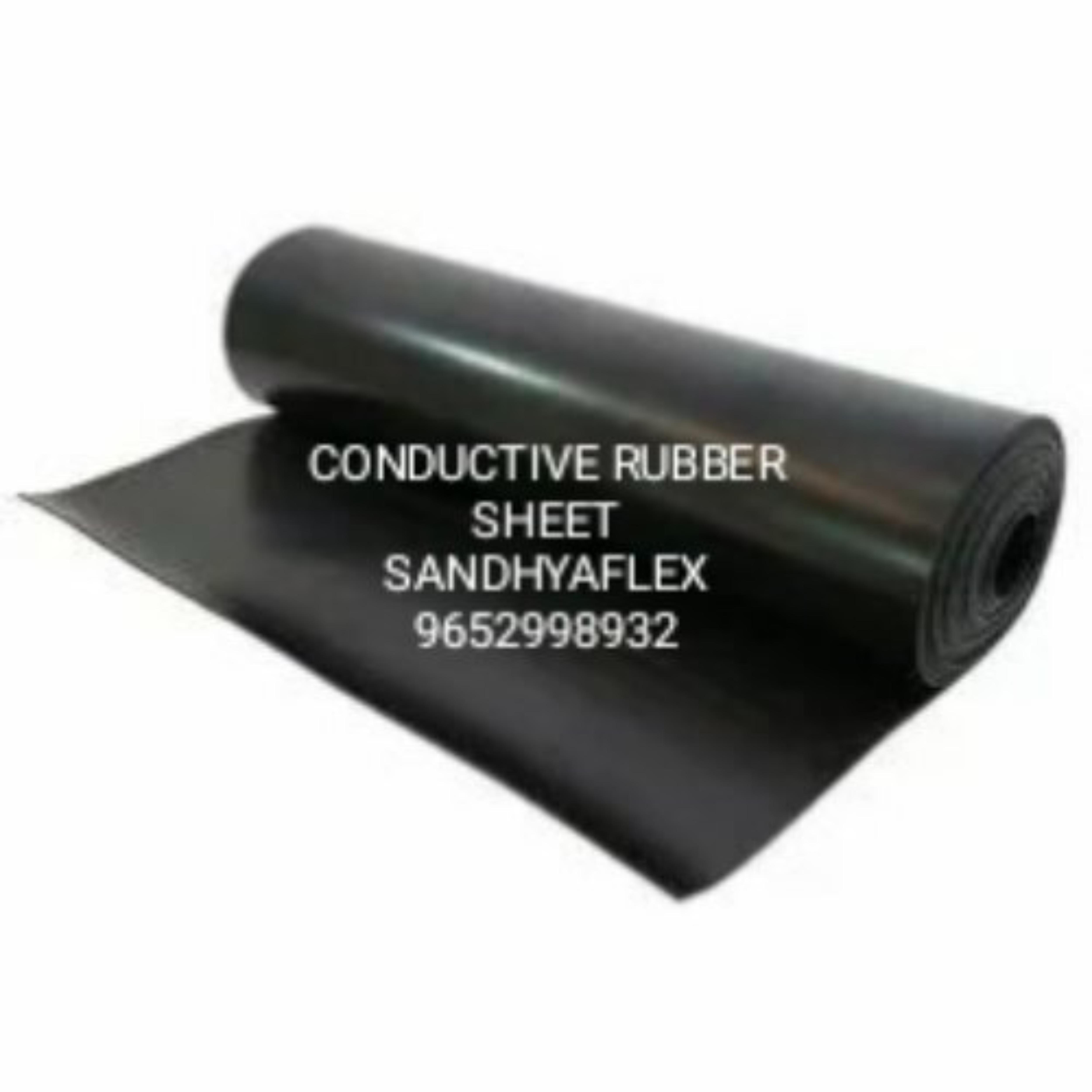 Plain Rubber Sheet - Color: Black