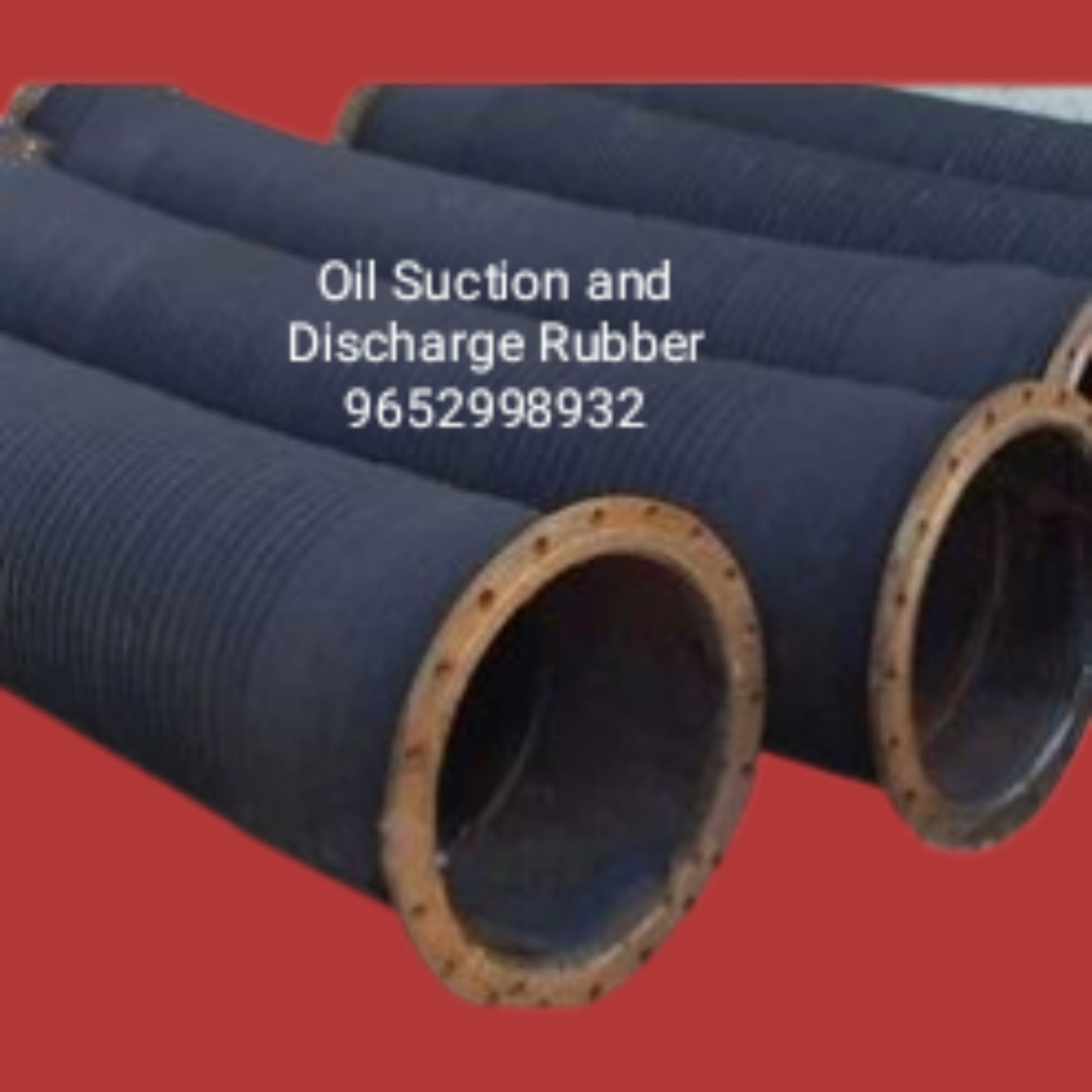 Oil Suction Rubber Hose - Rubber, 4 Inch, Black, 15 Meter Length | 10 Bar Pressure, Wire And Textile Reinforcement, High Flexibility And Vacuum Resistance, Chemical And Corrosion Resistant