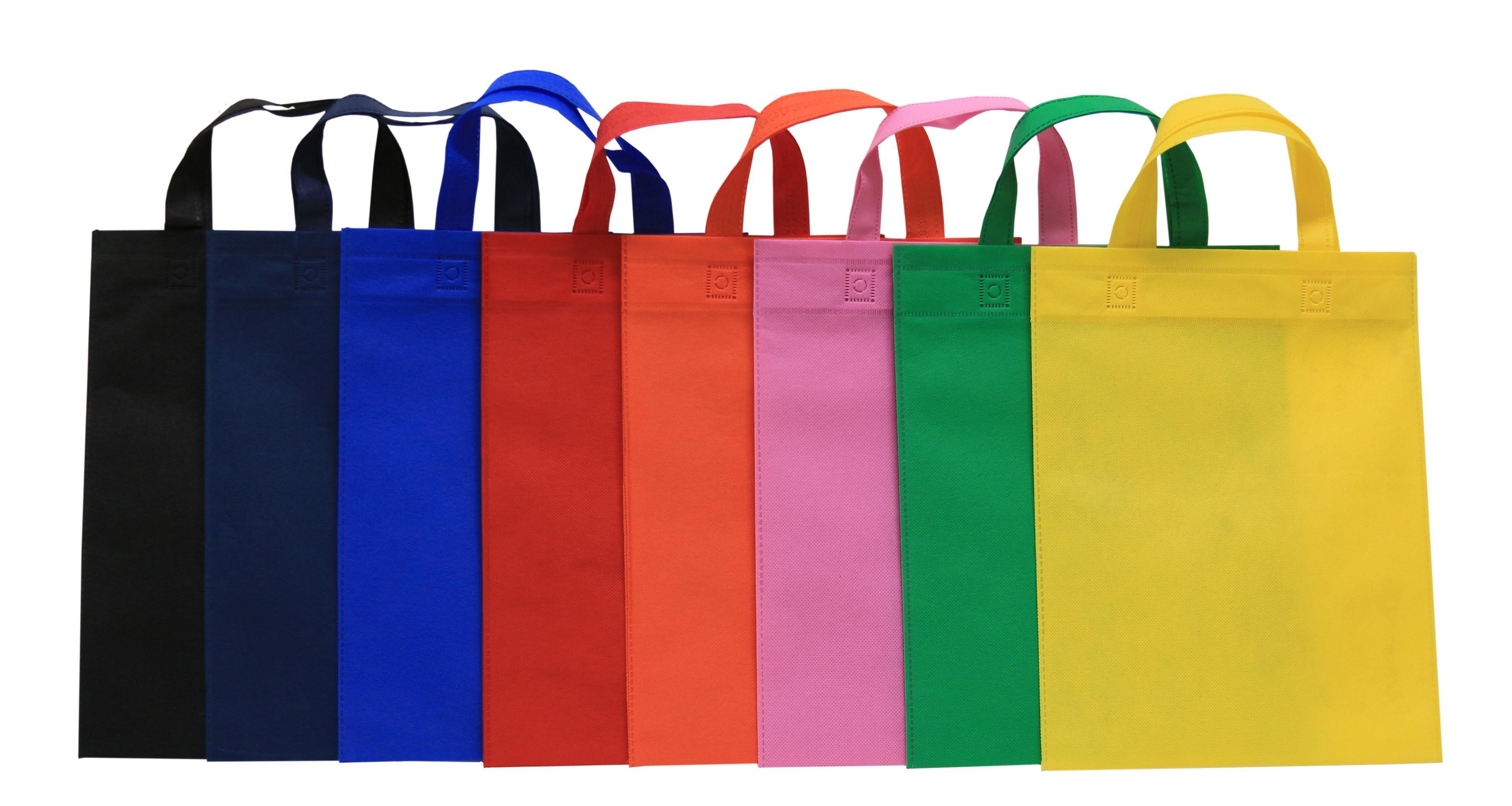Loop Handle Non-woven Grocery Shopping Bag - Durable Non-woven Polypropylene Material, Hand Length Handle, Available In All Sizes
