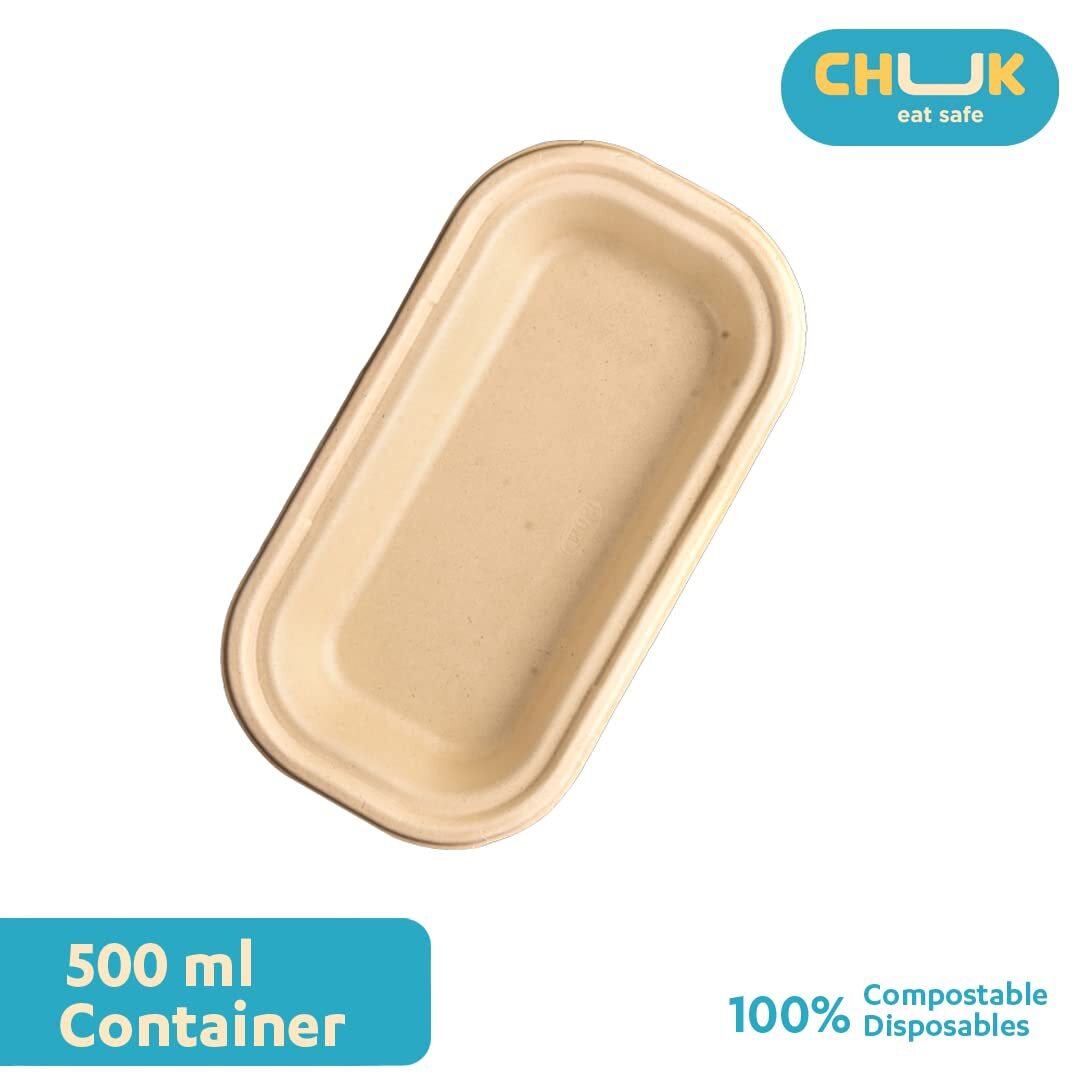 750ml Bagasse Disposable Container