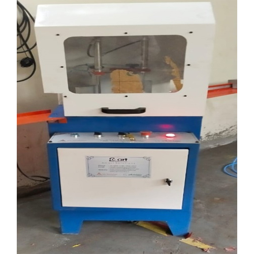 Blue Automatic Single Head Cutting For Aluminium & Upvc