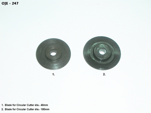 Blade For Circular Cutter - Tungsten Carbide, Color Coated Silver Finish | Industrial Usage, Galvanized Surface Treatment