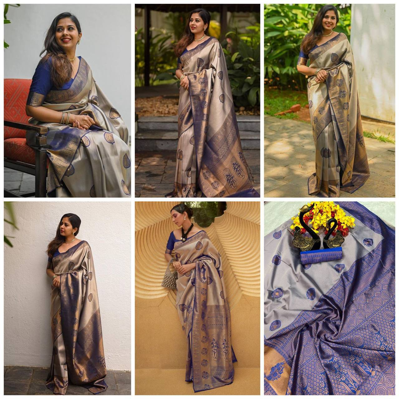 Silk Saree - Single Colour Elegance | Perfect For Ethnic Occasions